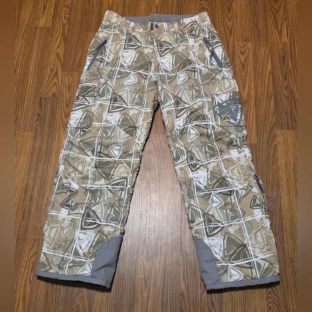 Firefly Women’s Size 16 Insulated Ski Snowboard Snow Pants Cargo Camo E25